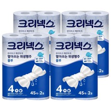 Kleenex 舒潔 乾濕兩用抹布 藍色, 45張, 8入