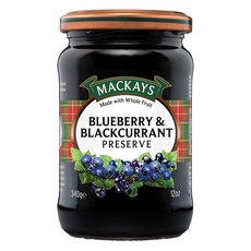 MACKAYS 梅凱 藍莓黑醋栗果醬，340ge/12oz, 340g, 1罐