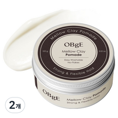 OBge 멜로우 클레이 포마드, 2개, 100g