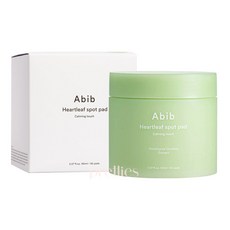 Abib 阿彼芙 魚腥草舒緩棉, 有效鎮靜肌膚, 舒緩敏感部位, 80片, 1盒