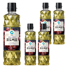 清淨園 葡萄籽油, 900ml, 5個