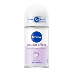NIVEA 妮維雅 止汗爽身乳液 高效柔滑 滾珠瓶, 50ml, 1瓶