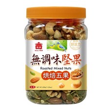 義美 無調味堅果 烘焙五果, 320g, 1罐
