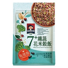 QUAKER 桂格 免浸泡7+纖蔬花米穀飯, 650g, 1包