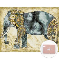 보석십자수코끼리