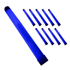 派對錶演音樂會熒光棒 15cm, 藍色, 10片