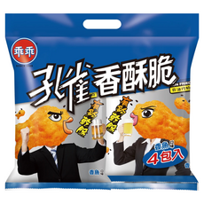 孔雀 香酥脆 香魚口味, 非油炸物, 160g, 1袋