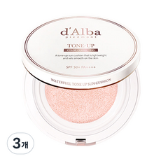 달바 워터풀 톤업 선 쿠션 SPF50+ PA++++, 15g, 3개