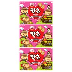 롯데웰푸드 칸쵸 초코, 196g, 3개