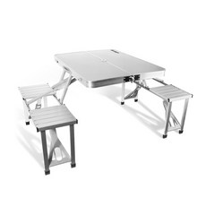 드림월드 접이식 알루미늄 캠핑 테이블, 혼합색상