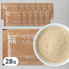 삼진어묵 어묵탕 스프 멸치맛, 8g, 28입