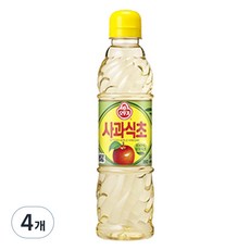 오뚜기 사과식초, 360ml, 4개