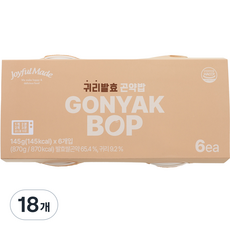 조이풀메이드 귀리 발효 곤약밥, 145g, 18개 - 조이풀