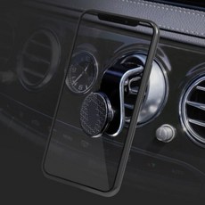 바디공식 360도 송풍구 차량용 자석거치대, 1개