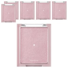 rom&nd 台灣公司貨 薄紗亮面高光打亮餅 5.5g, 02 月光面紗, 6個