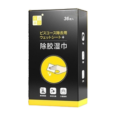 禾統 多用途除膠濕巾, 36枚入,高效除膠,清潔光亮,方便易用, 1組