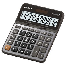 카시오 12단 계산기 DX-120B, 혼합색상, 1개 혼합 색상