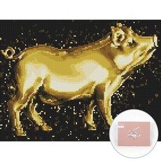 돼지보석십자수