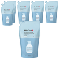 일리윤 세라마이드 아토 6.0 탑투토 워시 무향 리필, 500ml, 6개 6개, 500ml