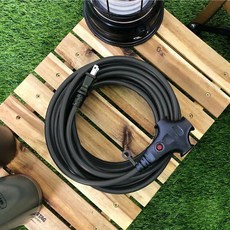 ADAM 戶外延長動力線 黑色 5M, AC 125V, 15A, 1650W 最大, 1個