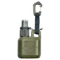 WellHike 玩客 分裝瓶 噴霧瓶 小刺蝟聯名款 瓶身 + 瓶蓋 + 登山扣 66 x 56 x 32mm 軍綠色, 70ml, 1個