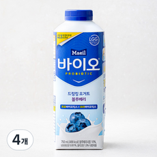 매일바이오 드링킹 블루베리, 750ml, 4개