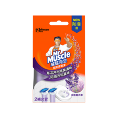威猛先生潔廁清香凍補充管，淡雅薰衣草，2補充管，防臭層, 76g, 1盒