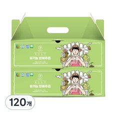 푸릇담 젊은농부 유기농 양배추즙, 120개, 100ml