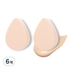 더툴랩 하이드로 메이크업 스펀지 워터 드롭 2개입, 6개