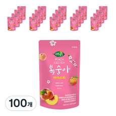 자연생각 복숭아 아이스티, 190ml, 100개