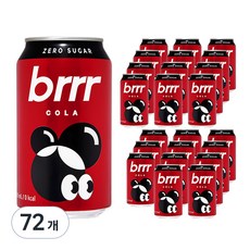 부르르 제로콜라, 350ml, 72개