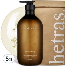 hetras. Hotel Therapy大容量沐浴露 No.2 花店, 5瓶, 1.013L