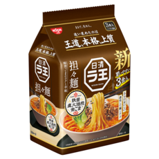 NISSIN 日清 拉王 3食包麵 擔擔麵風味 95g, 3包