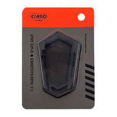 CARGO container D型登山扣, C.C. HARD KARABINER, L(67 x 45 x 5mm), 灰色, 1個