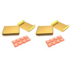 MOCA 鋁製鏡子底座+防滑貼組, 2個