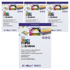DOOSUNG PAPER 紙張OA花色紙彩色複印紙 白色 180g R26, A4, 4個