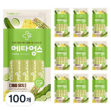 메타멍스 강아지 츄르 체중 유지, 닭고기+치즈+오이+아스파라거, 75g, 20개 - 메타멍스