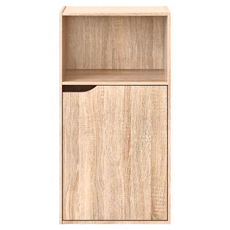 HOPMA 合馬家具 日式單門三層櫃 Set 2, 40 x 24 x 79.5cm, 淺橡木 漂流木
