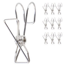 리빙홈디테일 다용도 후크 집게 소형 LHD 016, 10개 10개