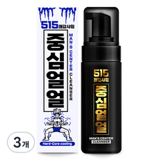 중심얼얼 515 쾌감샤워 남성청결제, 150ml, 3개 - 중심얼얼