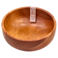 品木屋 原木飯碗/中, 直徑約12cmx高約5.5cm, K3181M, 1個