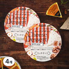 황치즈크로칸슈 QBB 치즈디저트 리치너츠 6개입 90g 4개