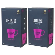 아이브루 헤이즐넛향 원두커피믹스, 1g, 200개입, 2개