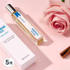 힐링팜스 포켓 롤온 향수 우드망블루, 10ml, 5개