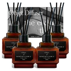 헤트라스 오브제 디퓨저 선물세트, 백화점1층, 200ml, 4개 백화점1층, 2세트