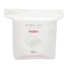 BaILEY 綠盾乾爽防溢乳墊100入, 負離子抑菌, 超輕薄0.13cm, 立體防漏側邊, 100入, 1包