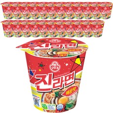 오뚜기 진라면 매운맛 컵 65g, 24개