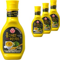 오뚜기 홀그레인머스타드, 280g, 4개