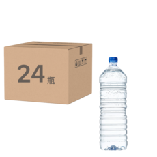 Tamsaa 無標籤天然水, 2L, 24瓶