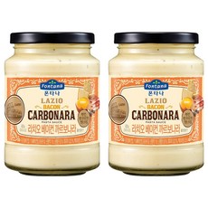 폰타나 라치오 베이컨 까르보나라 파스타소스, 430g, 2개 2개, 430g